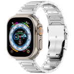 I자형 티타늄 메탈 시계 밴드, Apple Watch SE 2023 44mm용, Apple Watch SE 2023 40mm용, Apple Watch Ultra 2 49mm용, Apple Watch 시리즈 9 45mm용, Apple Watch 시리즈 9 41mm용, Apple Watch Ultra 49mm용, Apple Watch 시리즈 8 41mm용