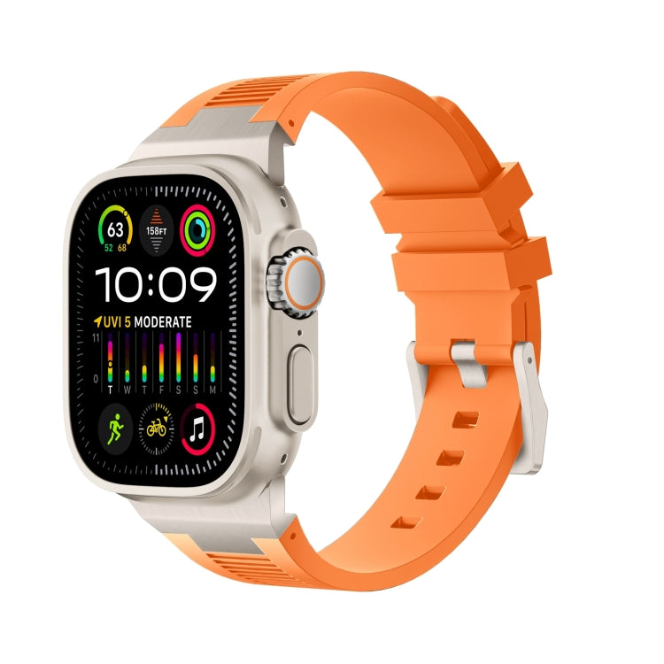 Loners 액체 실리콘 시계 밴드, Apple Watch SE 2023 44mm용, Apple Watch Ultra 2 49mm용, Apple Watch 시리즈 9 45mm용