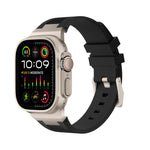 Loners 액체 실리콘 시계 밴드, Apple Watch SE 2023 44mm용, Apple Watch Ultra 2 49mm용, Apple Watch 시리즈 9 45mm용