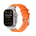 Loners 액체 실리콘 시계 밴드, Apple Watch SE 2023 44mm용, Apple Watch Ultra 2 49mm용, Apple Watch 시리즈 9 45mm용