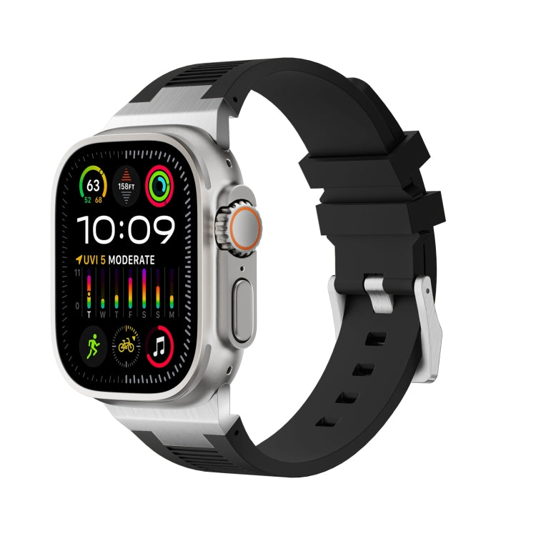 Loners 액체 실리콘 시계 밴드, Apple Watch SE 2023 44mm용, Apple Watch Ultra 2 49mm용, Apple Watch 시리즈 9 45mm용