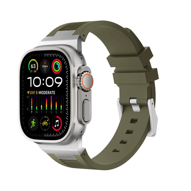 Loners 액체 실리콘 시계 밴드, Apple Watch SE 2023 44mm용, Apple Watch Ultra 2 49mm용, Apple Watch 시리즈 9 45mm용