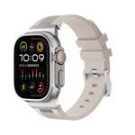 Loners 액체 실리콘 시계 밴드, Apple Watch SE 2023 44mm용, Apple Watch Ultra 2 49mm용, Apple Watch 시리즈 9 45mm용