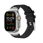 Loners 액체 실리콘 시계 밴드, Apple Watch Ultra 49mm용, Apple Watch 시리즈 8 45mm용, Apple Watch SE 2022 44mm용