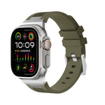Loners 액체 실리콘 시계 밴드, Apple Watch Ultra 49mm용, Apple Watch 시리즈 8 45mm용, Apple Watch SE 2022 44mm용