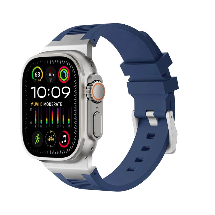 Loners 액체 실리콘 시계 밴드, Apple Watch Ultra 49mm용, Apple Watch 시리즈 8 45mm용, Apple Watch SE 2022 44mm용