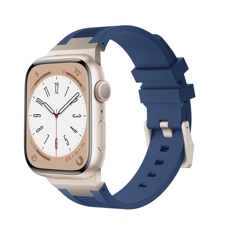 Loners 액체 실리콘 시계 밴드, Apple Watch 시리즈 7 45mm용, Apple Watch SE 44mm용, Apple Watch 시리즈 6 44mm용