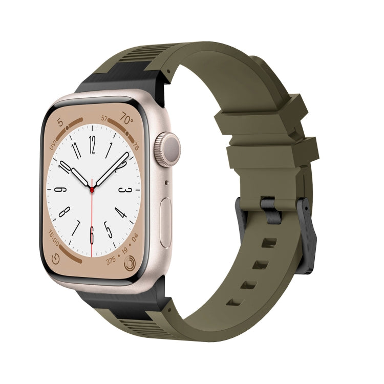 Loners 액체 실리콘 시계 밴드, Apple Watch 시리즈 7 45mm용, Apple Watch SE 44mm용, Apple Watch 시리즈 6 44mm용