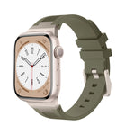Loners 액체 실리콘 시계 밴드, Apple Watch 시리즈 7 45mm용, Apple Watch SE 44mm용, Apple Watch 시리즈 6 44mm용
