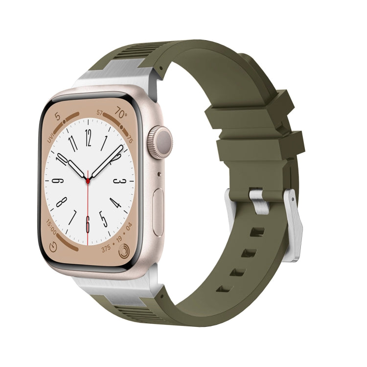 Loners 액체 실리콘 시계 밴드, Apple Watch 시리즈 5 44mm용, Apple Watch 시리즈 4 44mm용, Apple Watch 시리즈 3 42mm용