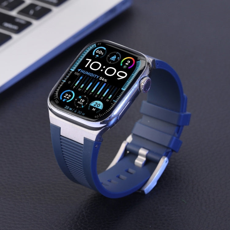 Loners 액체 실리콘 시계 밴드, Apple Watch Ultra 49mm용, Apple Watch 시리즈 8 45mm용, Apple Watch SE 2022 44mm용