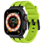 스톤 그레인 액체 실리콘 시계 밴드, Apple Watch SE 2023 44mm용, Apple Watch Ultra 2 49mm용, Apple Watch 시리즈 9 45mm용, Apple Watch Ultra 49mm용