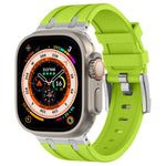 스톤 그레인 액체 실리콘 시계 밴드, Apple Watch SE 2023 44mm용, Apple Watch Ultra 2 49mm용, Apple Watch 시리즈 9 45mm용, Apple Watch Ultra 49mm용