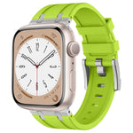 스톤 그레인 액체 실리콘 시계 밴드, Apple Watch 시리즈 8 45mm용, Apple Watch SE 2022 44mm용, Apple Watch 시리즈 7 45mm용, Apple Watch SE 44mm용