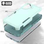2 in 1 PC + TPU 휴대폰 케이스, 아이폰 16용, 아이폰 15 프로 맥스용, 아이폰 15 프로용, 아이폰 15 플러스용, 아이폰 15용, 아이폰 SE 2022 / 2020 / 8 / 7 / 6용, 아이폰 X / XS용, 아이폰 XR용