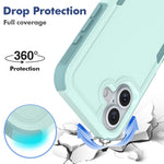2 in 1 PC + TPU 휴대폰 케이스, 아이폰 16용, 아이폰 15 프로 맥스용, 아이폰 15 프로용, 아이폰 15 플러스용, 아이폰 15용, 아이폰 SE 2022 / 2020 / 8 / 7 / 6용, 아이폰 X / XS용, 아이폰 XR용