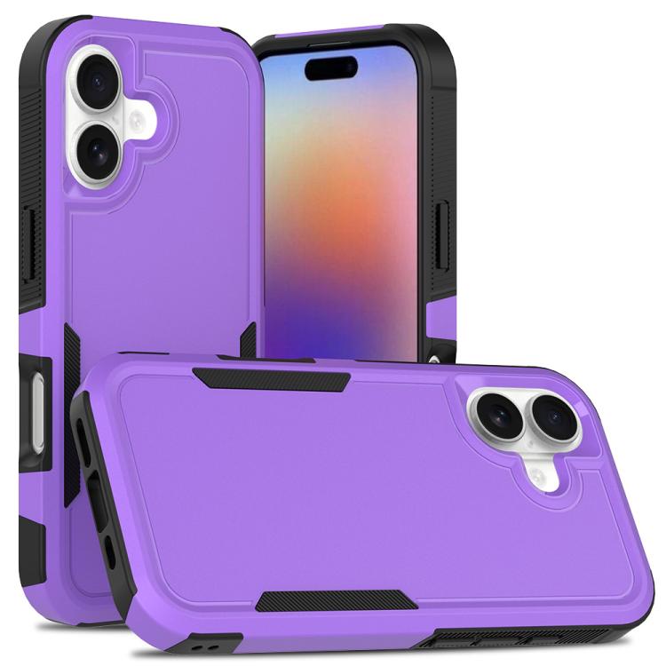 2-in-1 PC + TPU 휴대폰 케이스, iPhone 17e / 16e용, iPhone 17 Pro Max용, iPhone 17 Pro용, iPhone 17용, iPhone Air용, iPhone 16 Pro Max용, iPhone 16 Pro용, iPhone 16 Plus용