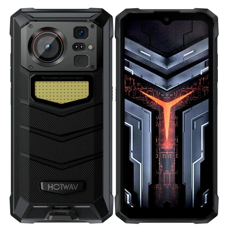 HOTWAV W11 러기드 폰, 야간 투시, 20800mAh, 6.6인치 Android 13 MT8788 옥타 코어, 네트워크: 4G, OTG, 통화 녹음, 6GB+256GB