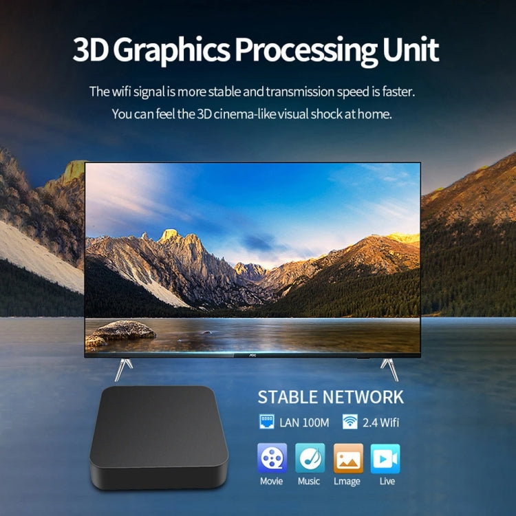 MXQ Pro RK3228A 쿼드 코어 CPU 4K HD 네트워크 셋톱 박스, 2GB+16GB