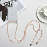 MagSafe 자석 PC + TPU 휴대폰 케이스와 스트랩, 아이폰 14 프로 맥스용, 아이폰 13 프로 맥스용, 아이폰 13 프로용, 아이폰 13용