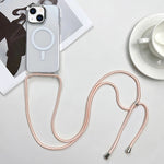 MagSafe 자석 PC + TPU 휴대폰 케이스와 스트랩, 아이폰 14 프로 맥스용, 아이폰 13 프로 맥스용, 아이폰 13 프로용, 아이폰 13용