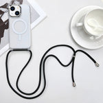 MagSafe 자석 PC + TPU 휴대폰 케이스와 스트랩, 아이폰 14 프로 맥스용, 아이폰 13 프로 맥스용, 아이폰 13 프로용, 아이폰 13용