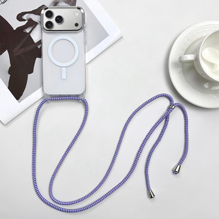MagSafe 자석 PC + TPU 휴대폰 케이스 스트랩 포함, 아이폰 17e / 16e용, 아이폰 17 Pro Max용, 아이폰 17 Pro용, 아이폰 17용