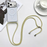 MagSafe 자석 PC + TPU 휴대폰 케이스 스트랩 포함, 아이폰 17e / 16e용, 아이폰 17 Pro Max용, 아이폰 17 Pro용, 아이폰 17용