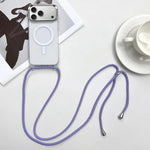 MagSafe 자석 PC + TPU 휴대폰 케이스 스트랩 포함, 아이폰 17e / 16e용, 아이폰 17 Pro Max용, 아이폰 17 Pro용, 아이폰 17용