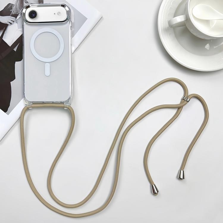 MagSafe 자석 PC + TPU 휴대폰 케이스 스트랩 포함, 아이폰 Air용, 아이폰 16 Pro Max용, 아이폰 16 Pro용, 아이폰 16 Plus용