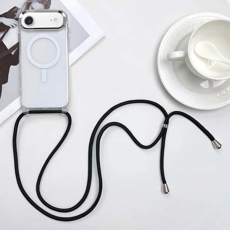 MagSafe 자석 PC + TPU 휴대폰 케이스 스트랩 포함, 아이폰 Air용, 아이폰 16 Pro Max용, 아이폰 16 Pro용, 아이폰 16 Plus용