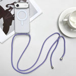 MagSafe 자석 PC + TPU 휴대폰 케이스 스트랩 포함, 아이폰 Air용, 아이폰 16 Pro Max용, 아이폰 16 Pro용, 아이폰 16 Plus용