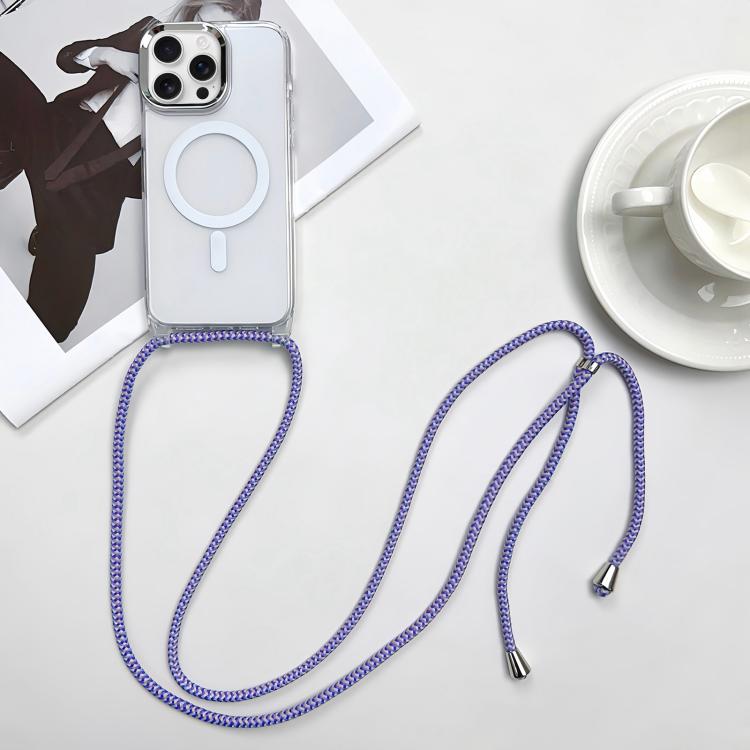MagSafe 자석 PC + TPU 휴대폰 케이스 스트랩 포함, 아이폰 Air용, 아이폰 16 Pro Max용, 아이폰 16 Pro용, 아이폰 16 Plus용