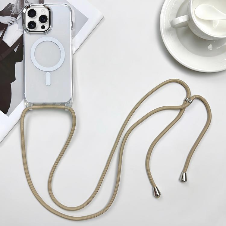 MagSafe 자석 PC + TPU 휴대폰 케이스 스트랩 포함, 아이폰 Air용, 아이폰 16 Pro Max용, 아이폰 16 Pro용, 아이폰 16 Plus용