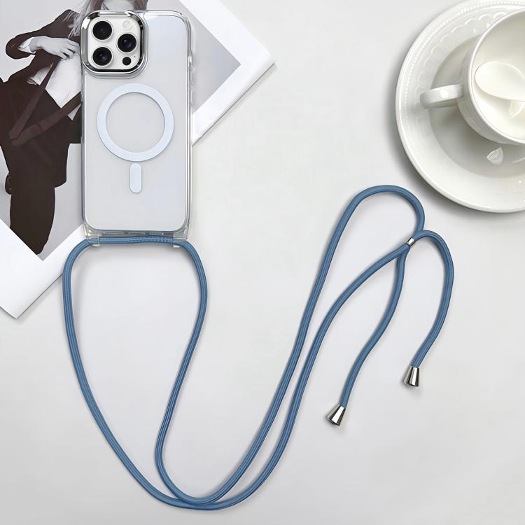 MagSafe 자석 PC + TPU 휴대폰 케이스 스트랩 포함, 아이폰 Air용, 아이폰 16 Pro Max용, 아이폰 16 Pro용, 아이폰 16 Plus용