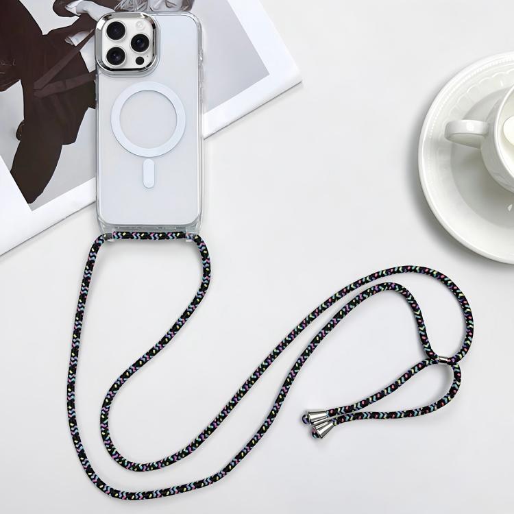 MagSafe 자석 PC + TPU 휴대폰 케이스 스트랩 포함, 아이폰 Air용, 아이폰 16 Pro Max용, 아이폰 16 Pro용, 아이폰 16 Plus용