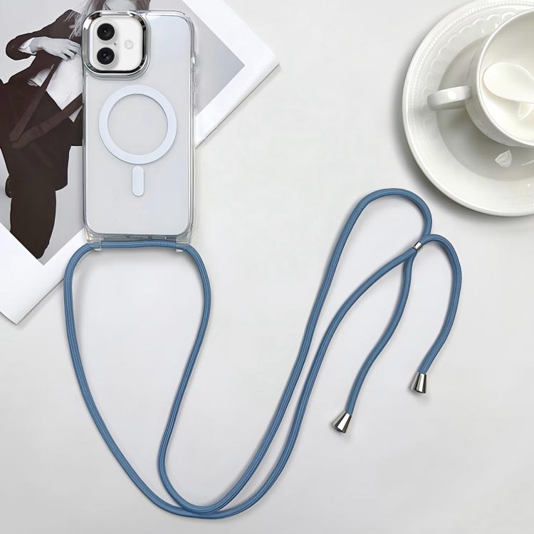 MagSafe 자석 PC + TPU 휴대폰 케이스 스트랩 포함, 아이폰 Air용, 아이폰 16 Pro Max용, 아이폰 16 Pro용, 아이폰 16 Plus용