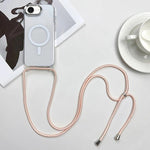 MagSafe 자석 PC + TPU 휴대폰 케이스 스트랩 포함, 아이폰 17e / 16e용, 아이폰 17 Pro Max용, 아이폰 17 Pro용, 아이폰 17용