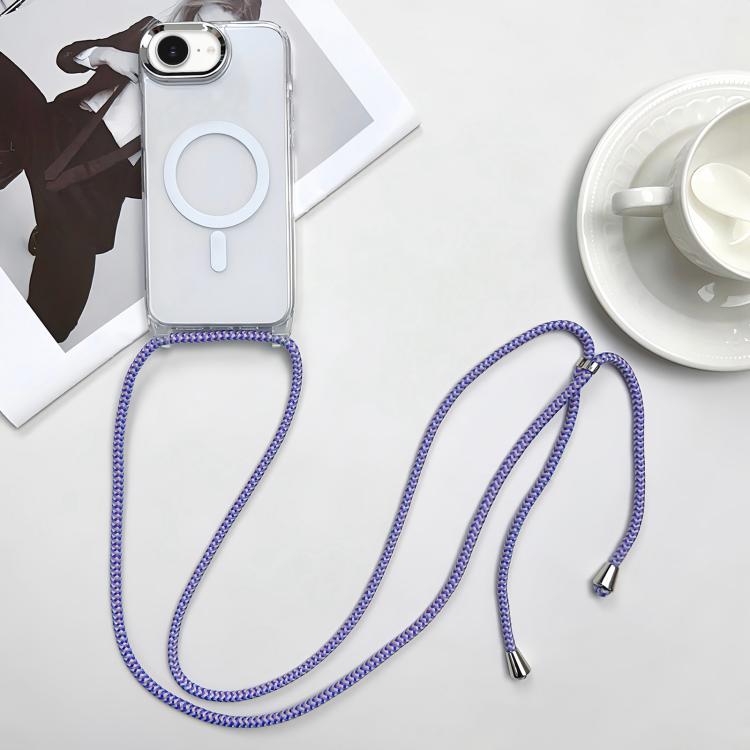MagSafe 자석 PC + TPU 휴대폰 케이스 스트랩 포함, 아이폰 17e / 16e용, 아이폰 17 Pro Max용, 아이폰 17 Pro용, 아이폰 17용