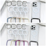MagSafe 자석 PC + TPU 휴대폰 케이스 스트랩 포함, 아이폰 Air용, 아이폰 16 Pro Max용, 아이폰 16 Pro용, 아이폰 16 Plus용
