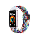 xDfind Magnetic Buckle Nylon Braid Watch Band, For Huawei Band 10 / 9 / 8