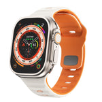 웨이브 텍스처 리버스 버클 실리콘 시계줄, 애플 워치 울트라 2 49mm용, 애플 워치 시리즈 9 45mm용, 애플 워치 시리즈 9 41mm용, 애플 워치 울트라 49mm용