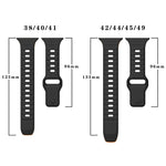 웨이브 텍스처 리버스 버클 실리콘 시계줄, 애플 워치 시리즈 8 41mm용, 애플 워치 시리즈 8 45mm용, 애플 워치 SE 2022 40mm용, 애플 워치 SE 2022 44mm용