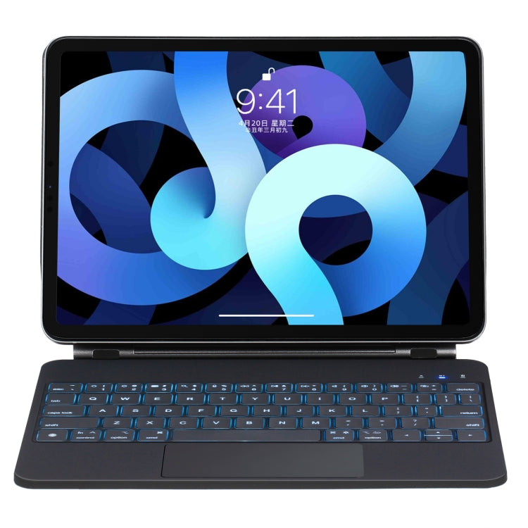 터치 패드 블루투스 키보드 가죽 태블릿 커버, iPad Air 11 2025 / 2024 / Pro 11 2022용