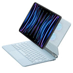 터치 패드 블루투스 키보드 가죽 태블릿 커버, iPad Air 11 2025 / 2024 / Pro 11 2022용