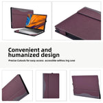 가죽 노트북 충격 방지 보호 케이스, HP Envy X360 14인치 14-fa 2024용, HP Envy X360 14인치 14-fc용