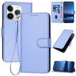 YX0070 탄소 섬유 버클 가죽 휴대폰 케이스와 스트랩, iPhone 13 Pro Max용, iPhone 13 Pro용, iPhone 13용, iPhone 13 mini용, iPhone 12 / 12 Pro용, iPhone 12 Pro Max용