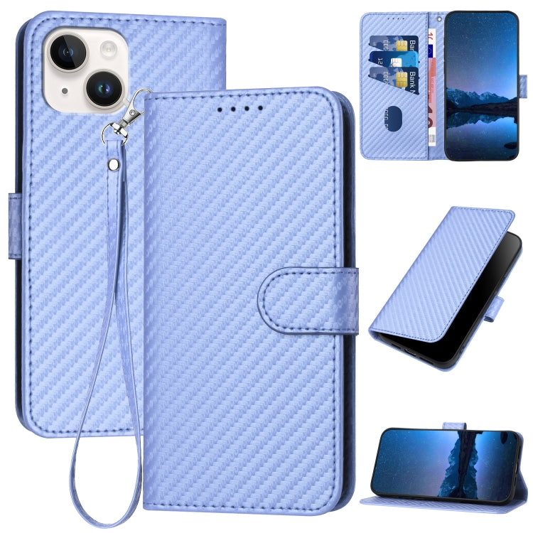 YX0070 탄소 섬유 버클 가죽 휴대폰 케이스와 스트랩, iPhone 13 Pro Max용, iPhone 13 Pro용, iPhone 13용, iPhone 13 mini용, iPhone 12 / 12 Pro용, iPhone 12 Pro Max용