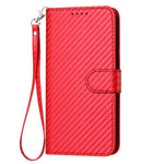 YX0070 카본 파이버 버클 가죽 휴대폰 케이스와 스트랩, iPhone 12 mini용, iPhone 11 Pro Max용, iPhone 11용, iPhone 11 Pro용, iPhone X / XS용, iPhone XR용