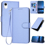 YX0070 카본 파이버 버클 가죽 휴대폰 케이스와 스트랩, iPhone 12 mini용, iPhone 11 Pro Max용, iPhone 11용, iPhone 11 Pro용, iPhone X / XS용, iPhone XR용